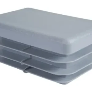 Zaślepka profila szara 25x50mm prostokąt 5szt. Wysoka jakość